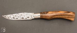  Couteau " Sgrigua " par Roberto Ottonello - Bocote et Damas