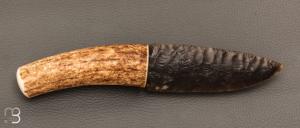   Couteau " Silex et bois de cerf " par Kévin Chartier