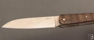   Couteau " Slipjoint " de collection par Jean-Michel Cayron - Fatcarbon® 