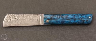   Couteau " Snard " par Tom Fleury - Bouleau madré stabilisé