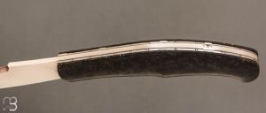    Couteau " Spicy " pliant de Cyril Kalisz - Amboine noire et RWL34