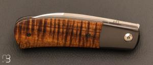  Couteau "  Swayback " custom par Maxime Belzunce - Koa et RWL34