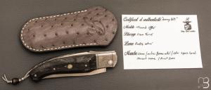   Couteau " Truand Éffilé " par Tony Ruot - Factcarbon Space Coral RWL34