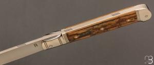  Couteau " Yssingeaux" par Romain Alvarez - RWL34 et ivoire de mammouth