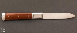   Couteau  " custom " par Vincent Lafaye - Micarta et lame en 14c28n