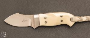  Couteau droit " Rabbit Skinner " par Florian Berthoud - Floris - G10 et CPM-154