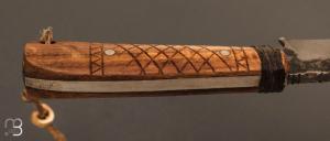  Couteau droit " plate semelle " de Jérémy Emile 