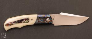    Couteau "  New Hardy " custom par Rémi Lavialle - RWL-34 et Micarta