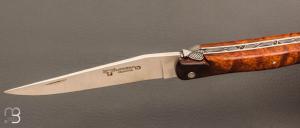   Couteau Laguiole pièce unique 12 cm par Laguiole en Aubrac - Bois de fer