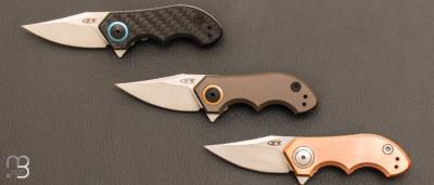 Lot de 3 Couteaux " ZT0022 " de Zéro Tolerance - Design by Tim Galyean