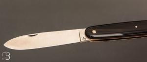    Navette de collection par Adrien Vautrin - Acier inoxydable 14c28N et corne de buffle