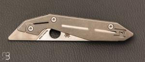   Couteau de poche Spyderco NAND C270TIP - Titane / Böhler M398 - Paul Alexander design