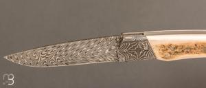    Le " 1820 Berthier " par Joël Grandjean - Ivoire de Mammouth et lame damas plume