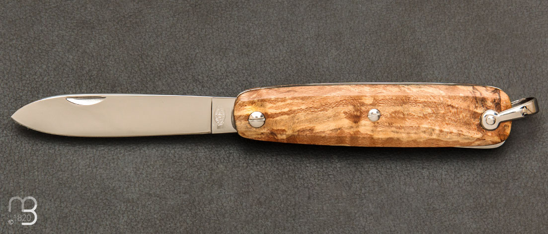 Couteau de poche Canif 2 pices Erable par J. Mongin