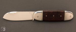   Couteau " Bulldog " par Thomas Chovin - Bois de fer d'Arizona et  RWL-34