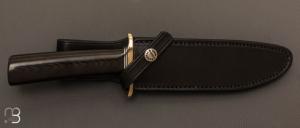  Couteau droit Randall N°1 - 6" "All-Purpose Fighting Knife" - Micarta noir