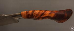   "Nightingale variation Knife" custom par Oliver Goldschmidt - Cerisier