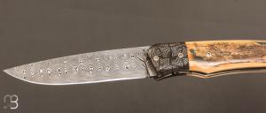    Le " 1820 Berthier " par Joël Grandjean - Ivoire de Mammouth et lame damas