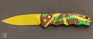   Couteau " AKS 74 Dubai Chocolate " par Böker Plus  - 01KALS153