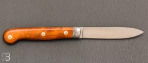 Couteau  " Saint Robert " pièce unique par Mathieu Herrero - Vieux Buis