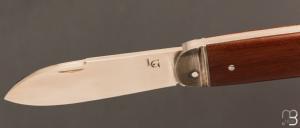 Couteau " Bouledogue " fait main par Laurent Gaillard - Micarta / 14C28N