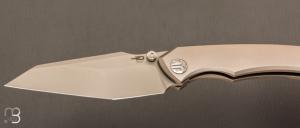  Couteau " Clastic " par Bestech Knives - BT2407C - CPM-Magnacut et Titane