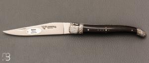   Couteau "Coquille 12 cm " par Laguiole en Aubrac - Ebène