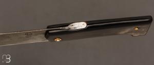   Couteau  " Eustache " piémontais par Geoffroy Gautier - Corne noire