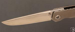  Couteau de poche Katsu - ZK01 - Titane sablé et ZDP-189