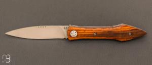   Couteau " L'Oegopsyde " fait main par Laraud Blade  - Cocobolo et 14C28