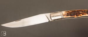  Couteau " Laguiole " par Grégory Picard - Bois de cerf et S45VN