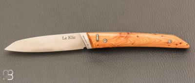 Couteau " Le Klic " par JP Hontanx - Genévrier et 12c27N