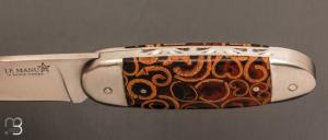  Couteau "  Le Manu " par La Bonne Trempe - Cannelle stabilisée et 14c28