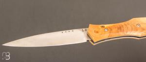    Couteau "Magna Pinna" fait main par Laraud Blade  - Buis et 14C28