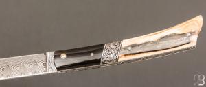    Couteau  "  Mandrin  " de collection par Philippe Voissière 