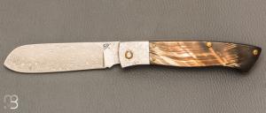  Couteau " Navaja Campesina" par Jesus Granda - Corne de buffle et damas