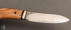   Couteau "Nessmuk" droit en noyer et lame acier C130 par Jean Paul Sire