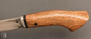   Couteau "Nessmuk" droit en noyer et lame acier C130 par Jean Paul Sire