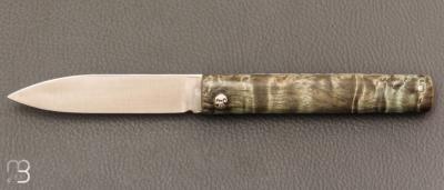 Couteau " L'Olonnois " de L'atelier du capitaine - Bouleau Madré