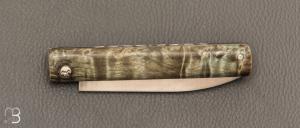 Couteau " L'Olonnois " de L'atelier du capitaine - Bouleau Madré