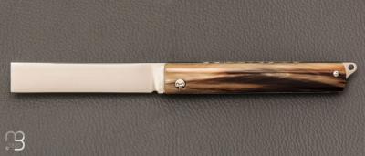  Couteau " L'Olonnois " de L'atelier du capitaine - Corne de zebu