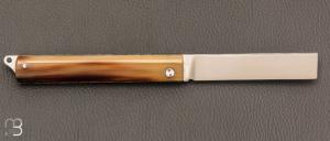  Couteau " L'Olonnois " de L'atelier du capitaine - Corne de zebu