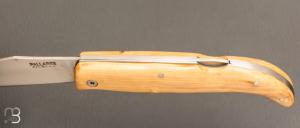   Couteau Pallarès Solsona pompe arrière buis et lame carbone