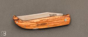   Couteau Pallarès Solsona pompe arrière Olivier et lame inoxydable