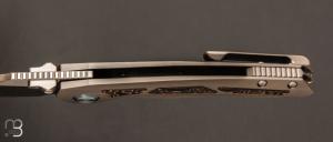 Couteau " RT-Kestrel-RTPO-C " par Remette RT - Titane et lame en S45Vn