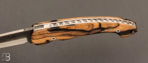   Couteau " Trident " liner-lock  par CITADEL - Ébène Royal et N690Co Böhler