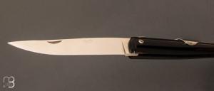  Couteau " Yatagan 12cm Courty " par J. Mongin - Corne noire 