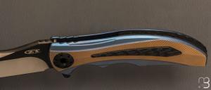 Couteau " ZT.0606CF  " Edition limitée #0168 design de RJ Martin par ZERO TOLERANCE