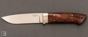   Couteau " drop point intégral " par Dietmar F. Kressler - Ironwood