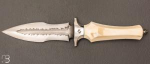   Dague custom de Samuel Lurquin - Ivoire de phacochère